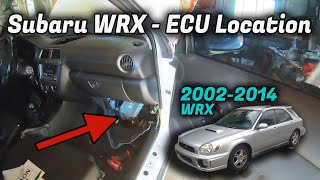Subaru WRX ECU Location