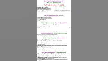 BPSC AEDO Recruitment 2025 – 935 Vacancies Apply Online #latestgovtjobs #shortsfeed #shorts #govtjob