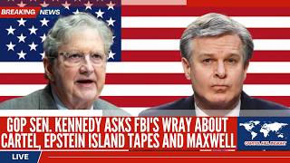 GOP Sen. Kennedy Confronts FBI's Christopher Wray Over Epstein Tapes and FBI Investigation Secrets