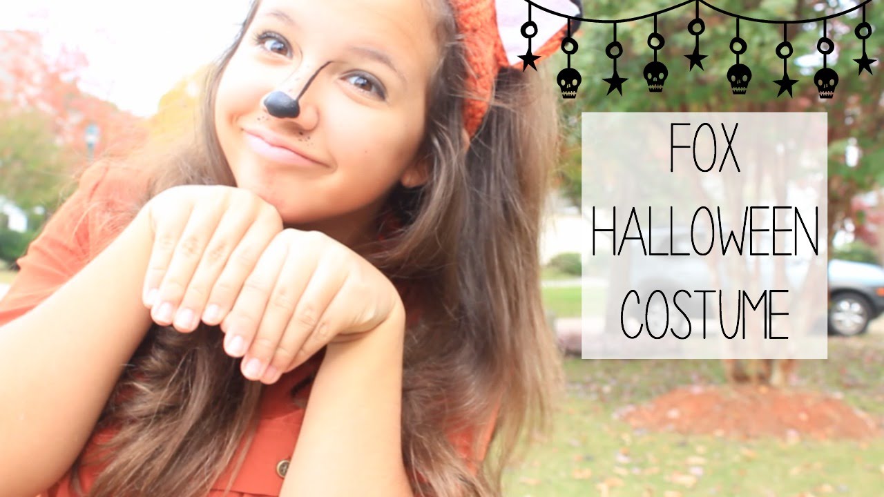 Last Minute Fox Halloween Costume Youtube