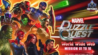 Marvel Puzzle Quest Hero RPG Walkthrough | Chapter World Wide Web, Mission 01 to 10 screenshot 3