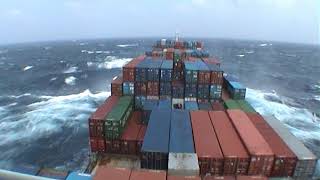 Frachtschiffreisen -  Sturmfahrten - Wenn der Wettergott schlechte Laune hat ...