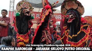 Rampak Barongan Jaranan SRIJOYO PUTRO ORIGINAL Live Sonoageng Prambon Nganjuk