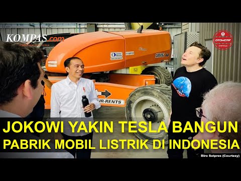 Presiden Jokowi Yakin Tesla Akan Bangun Pabrik Mobil Listrik di Indonesia