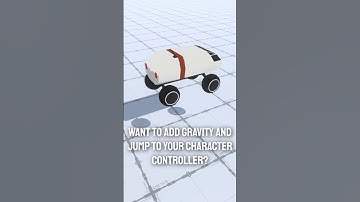 Add gravity and jump to character controller in Unity3D #unity #gamedev