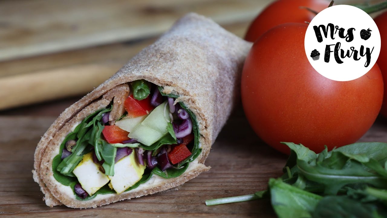 Vollkorn Tortilla Wraps selber machen, Rezept gesunde Weizentortillas ...