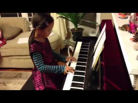 Olivia is playing