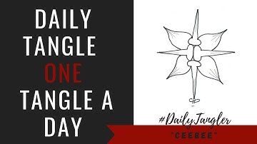 Daily Tangle - Pattern  Focus -  Ceebee  | How to draw | #DailyTangler