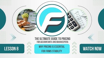Lesson 8: Why Pricing is Essential for Firms Stability