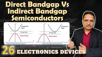Direct Bandgap Semiconductors and Indirect Bandgap Semiconductors | Electronics Devices and Circuits