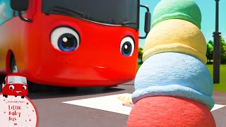 Digger Builds A Wobbly Birthday Ice Cream Red Buster Bus Anime Fun Kids Show