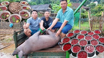 Chia thịt Lợn ngày mưa gió | Nhịp Sống Tây Bắc