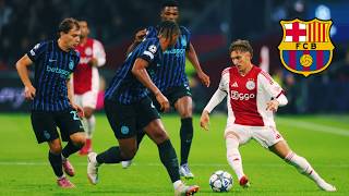 Mika Godts All Dribble Duel Vs Inter Milan 2526 - Barcelona Winger Target