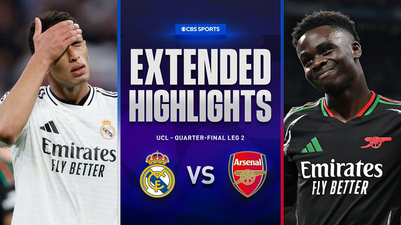 Arsenal vs Real Madrid Quarterfinals Leg 2!