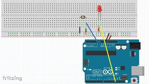 Encender un LED. con sensor de luz LDR en Arduino