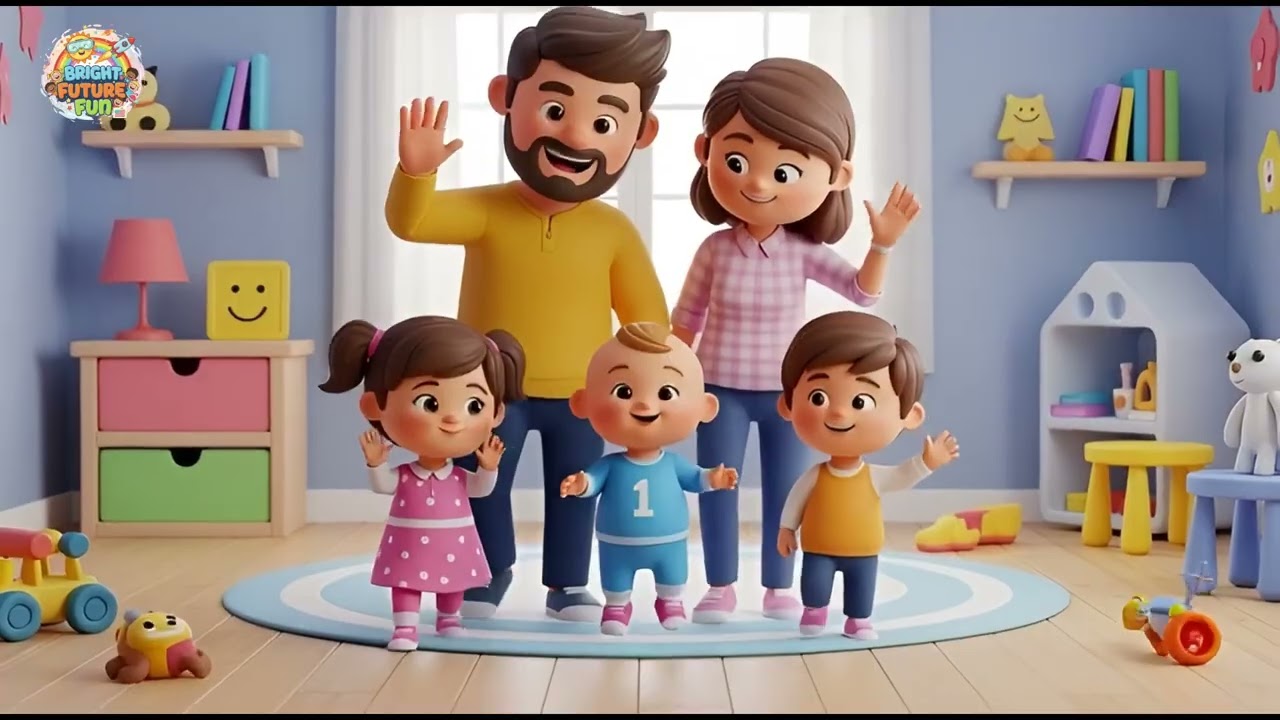 Finger Family Song | Daddy Mommy Finger Song for Kids | English Nursery Rhymes