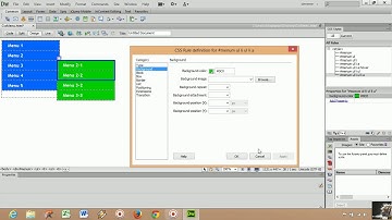 Dw Cs6 ile CSS Dikey Açılır Menu