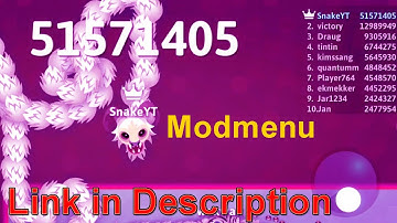 World Records 51571405 Score in Snake. Io Mod Menu Gameplay 🐍 New Snake Io Video 2023#modmenu