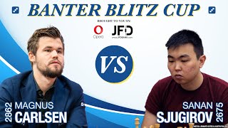 Magnus Carlsen vs. GM Sanan Sjugirov | Banter Blitz Cup (REUPLOAD)