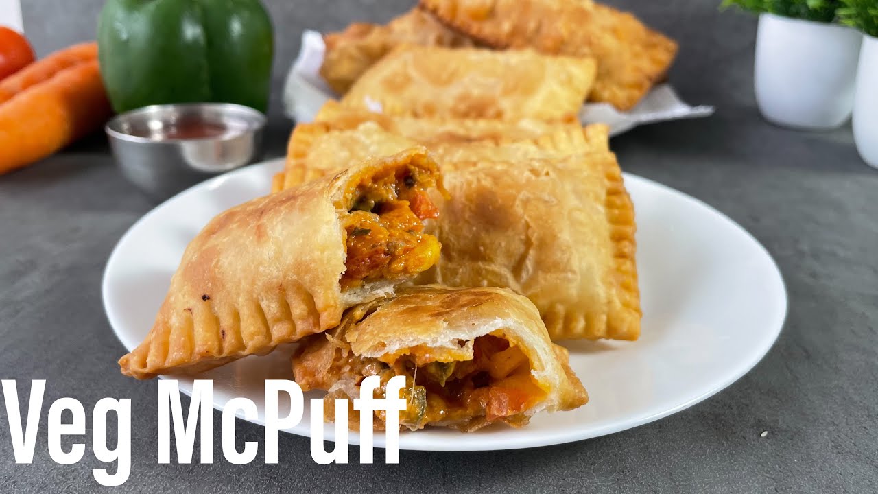Veg McPuff | Pizza McPuff | Mcdonalds Style Pizza Puff Recipe at Home | Best Bites