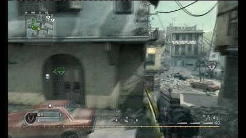 Call of Duty 4 - Bounce Jump No Scope Headshot