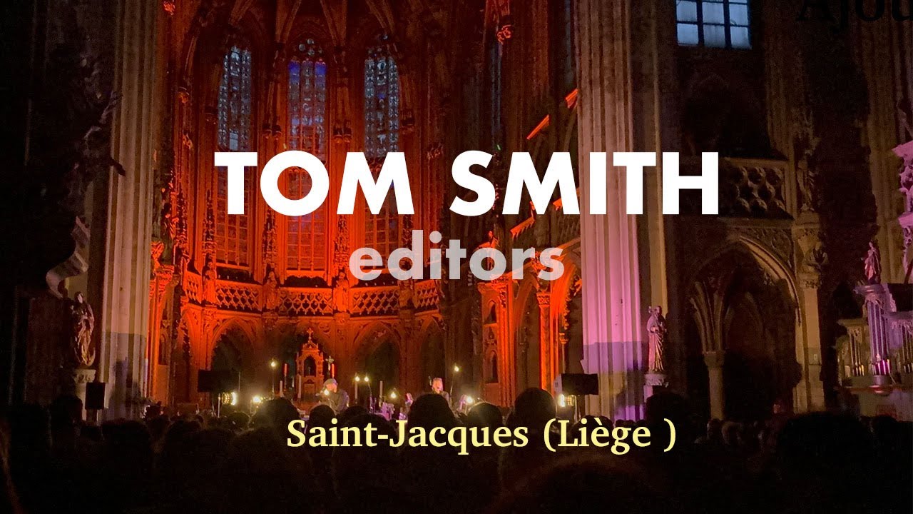 Tom Smith (Editors) en concert à Saint-Jacques (Liège) - 17/04/2026