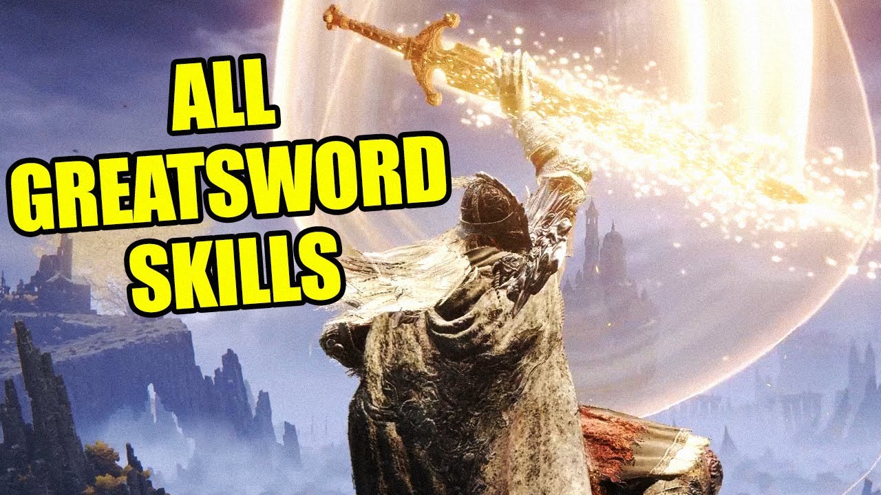 Elden Ring All Greatswords Weapons Unique Skills Moveset Showcase
