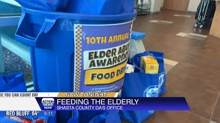 Shasta County District Attorney's Office holding food drive as part of Elder Abuse Awareness Month