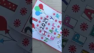 #newyearcard #newyeargreetingcard #papercraft #craft #papercrafts #diy #birthdaycard