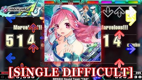 【DDR A3】 GERBERA [SINGLE DIFFICULT] 譜面確認＋クラップ