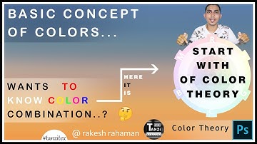 Basic Concept Of Color Theory To Understand Color Matching In Textile #digitalprint Design -IN HINDI