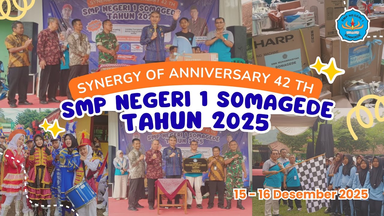 Synergy of Anniversary 42 Th SMP Negeri 1 Somagede