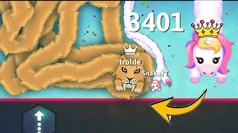 Snake.Io - Troll Tiny Snake Vs Pro Giant Snake! Epic Snakeio Gameplay