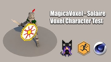 [VoxelArt] Solaire of Astora - MagicaVoxel/Mixamo/Cinema4d