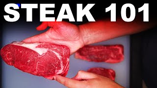 Steak 101: How to choose a steak and cook it in a pan (no thermometer)