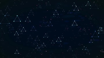 Blue Triangles Stock Motion Graphics