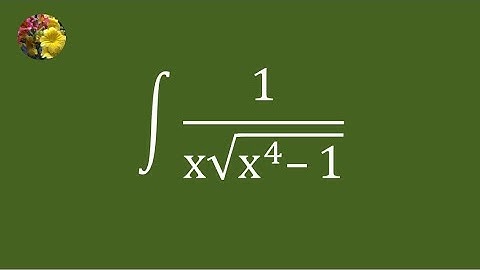 2nd method to evaluating the indefinite integral using algebraic manipulation (Mis-237A)