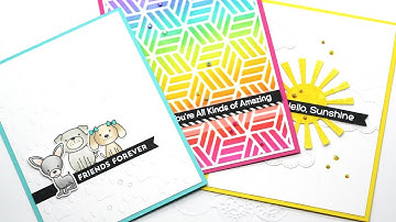 Embossing with Stencils, 3 Ways