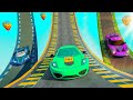 Superhero Mega Ramps: GT Racing Car Stunts Game #2| Impossible stunts driving game| Android GamePlay