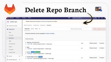 Hoe verwijder je een branch in GitLab (Snel verwijderen)