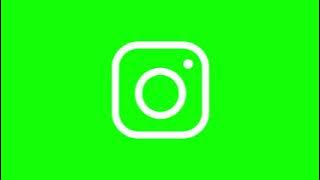 Instagram Logo Animation│Motion Graphics│Green Screen│Social Media Icons│