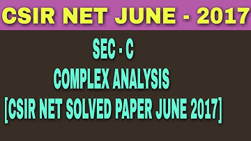 Complex analysis - csir net 2017 || complex polynomial || sec - c || Mathematical science