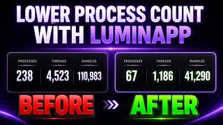 How to Fully Clean Your PC with the LuminApp (Lower Processes + Debloat) screenshot 2