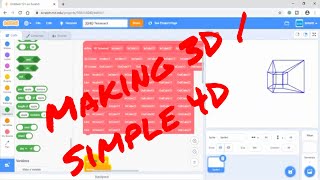 Scratch Tutorial: Making 3D (and a Simple 4D Tesseract)
