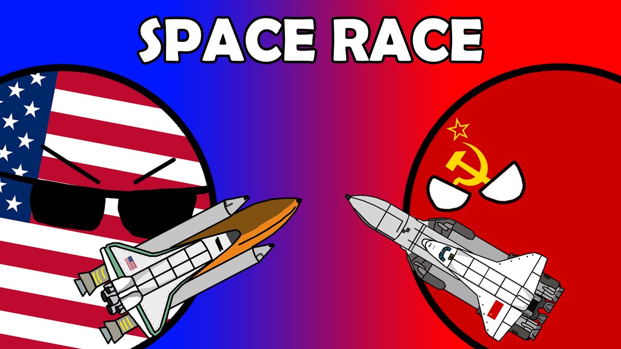 USA vs USSR Space Race [Countryballs Animation] - YouTube