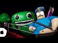 Barry Secret Family Escapes GARTEN OF BANBAN - All Scenes ( Scary Obby ) - Roblox Animation