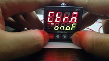 Hướng dẫn cài đặt bộ điều khiển nhiệt độ  Hanyoung AX4-1/AX7-1