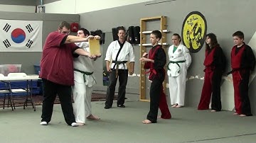 Hook Kick Board Break