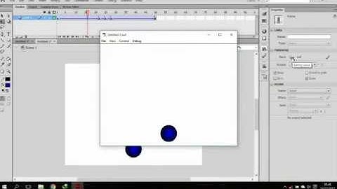 Tutorial Membuat Animasi Flash Bouncing Ball sederhana
