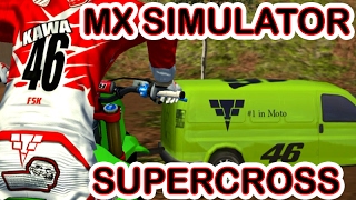 Supercross riding with Keyboard 2017 - MX Simulator 46K